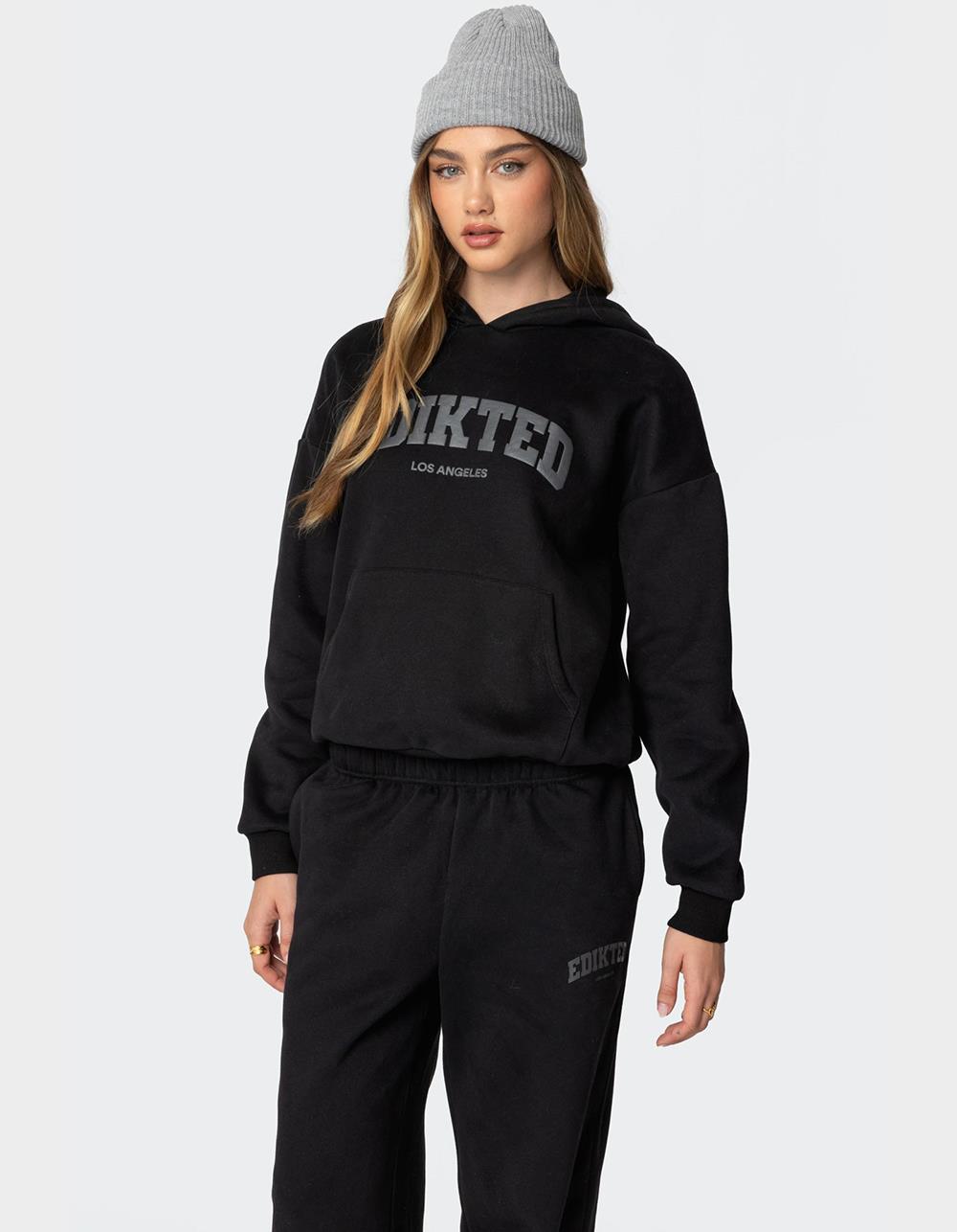 Edikted LA Hoodie - BLACK