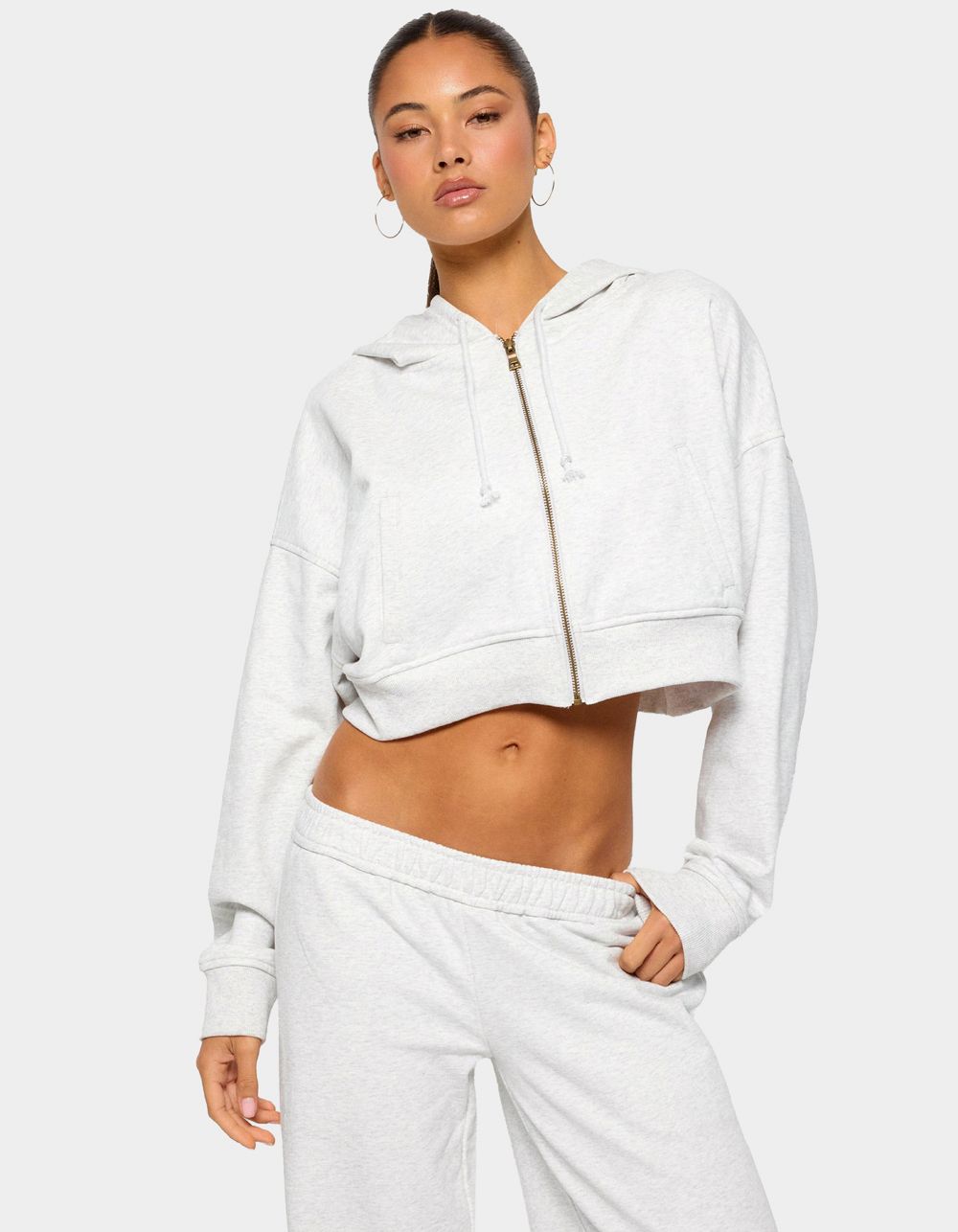 EDIKTED Byrdi Zip Up Hoodie