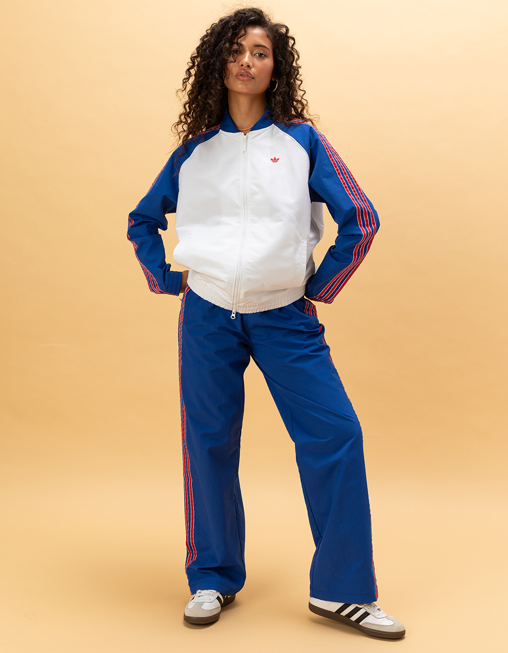 ADIDAS Originals Womens Track Jacket - WHITE COMBO