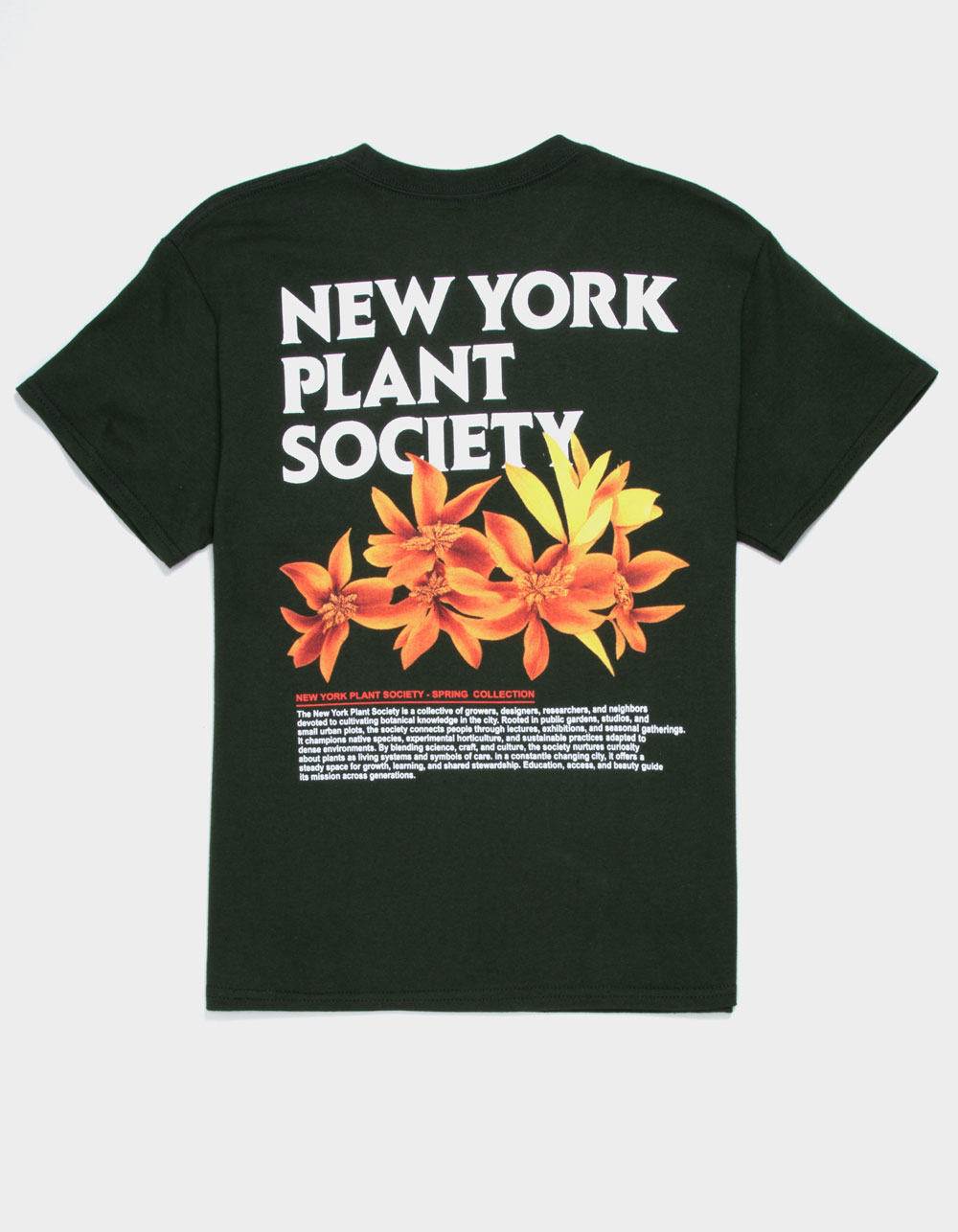 SAME GANG NY Plant Society Boys Tee - FOREST