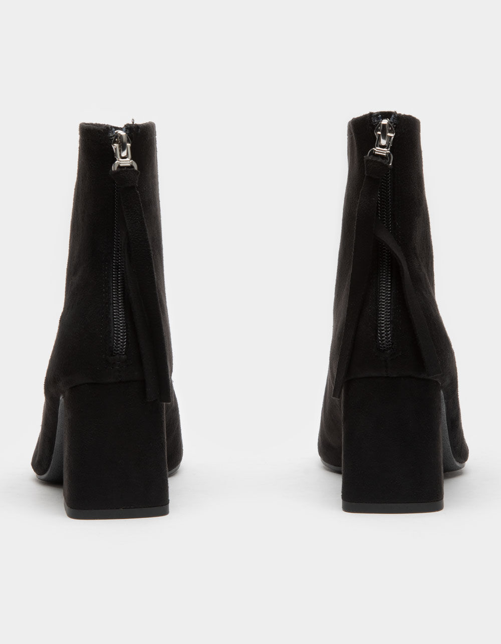 DELICIOUS Womens Ankle Block Heel Boots BLACK Tillys