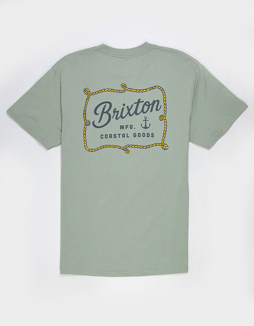BRIXTON Anchor Mens Tee - SAGE