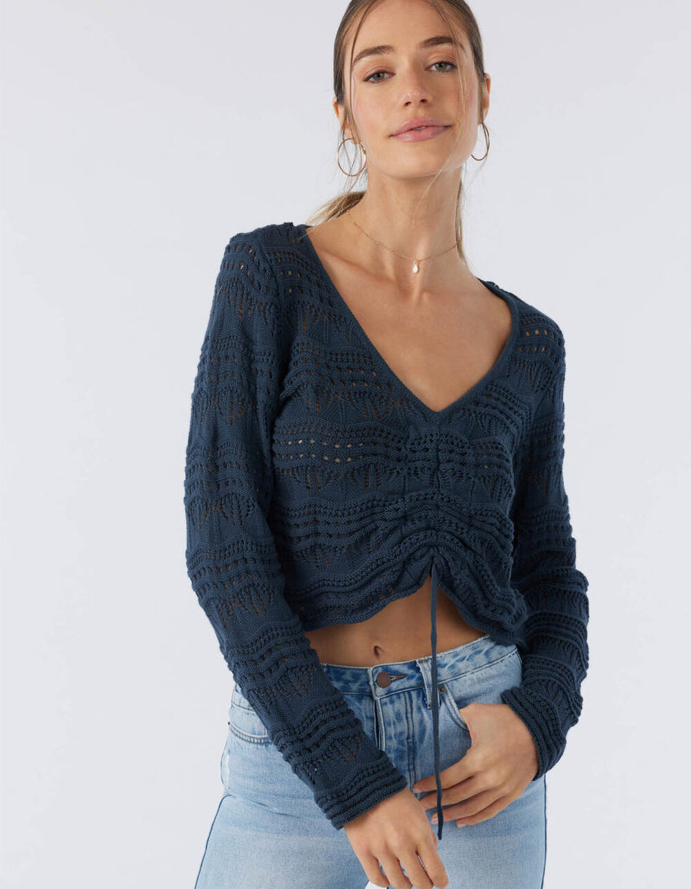 O'NEILL Harbor Womens Cinch Sweater - SLATE | Tillys