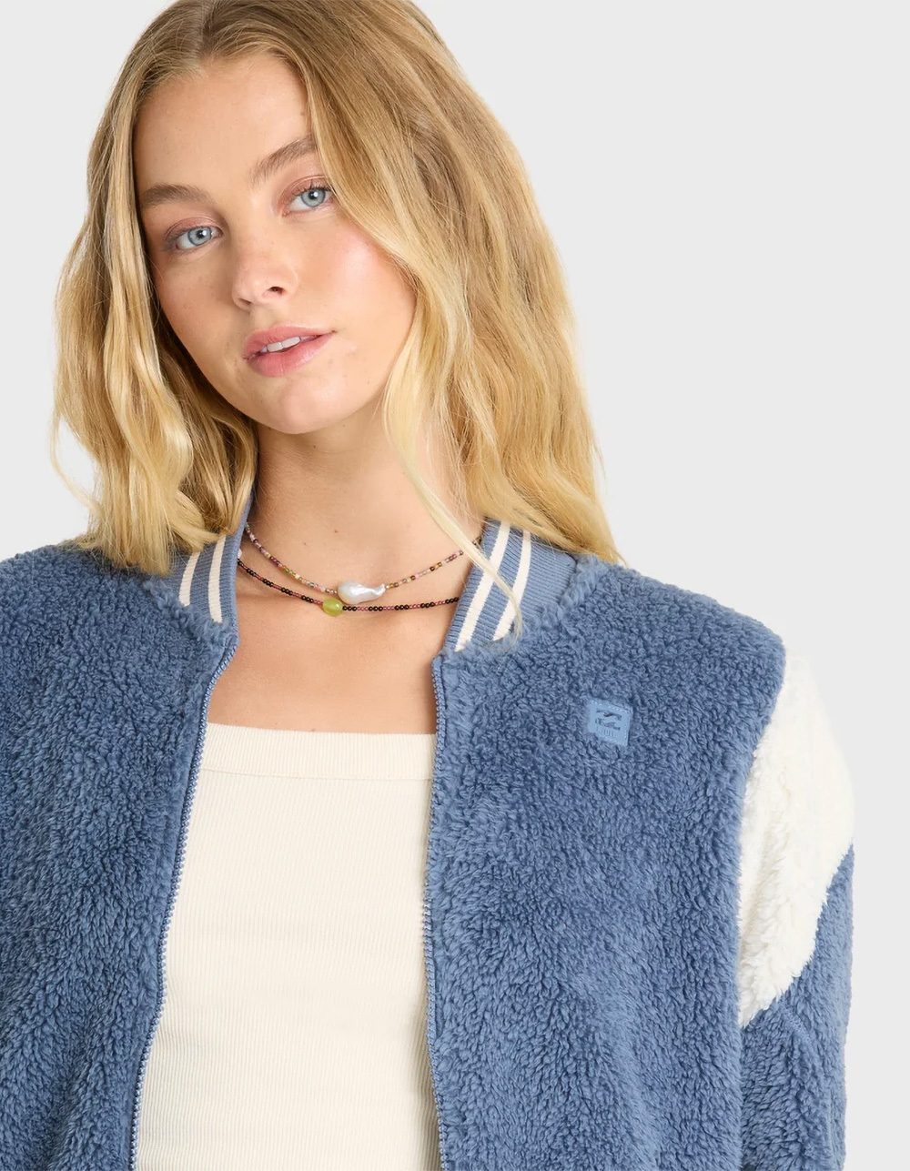 BILLABONG A/Div Batter Womens Sherpa Jacket - BLUE