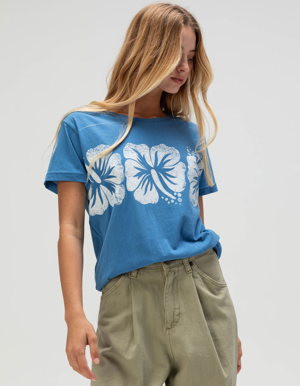 ROXY Flower Womens Boyfriend Tee