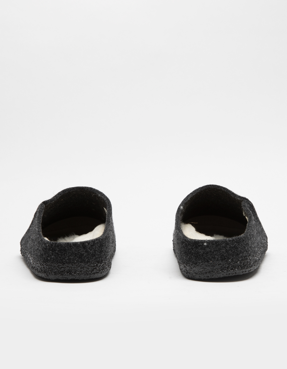 BIRKENSTOCK Zermatt Shearling Mens Slippers - CHARCOAL