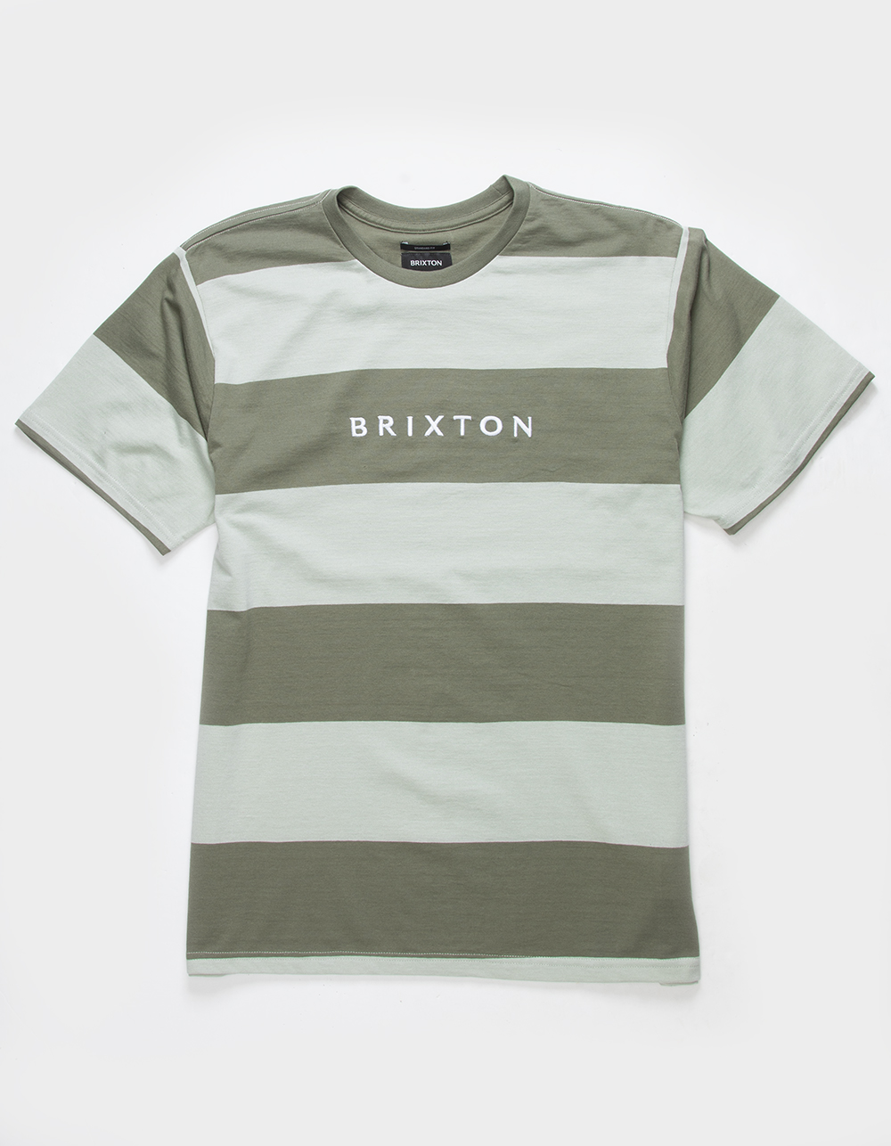 BRIXTON Hilt Alpha Line Mens Tee - OLIVE