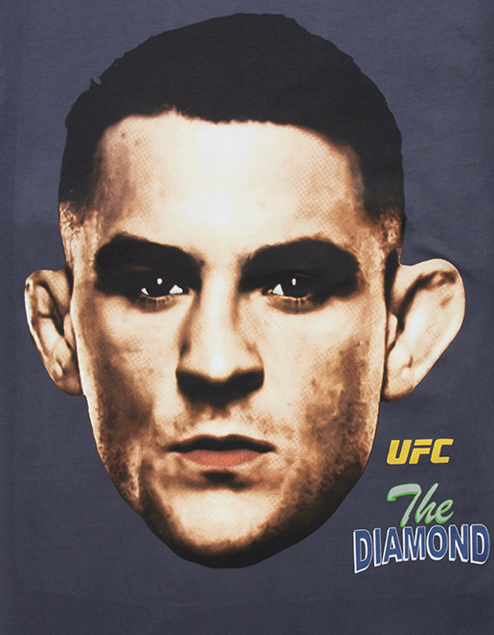 UFC The Diamond Dustin Poirier Mens Oversized Tee - NAVY