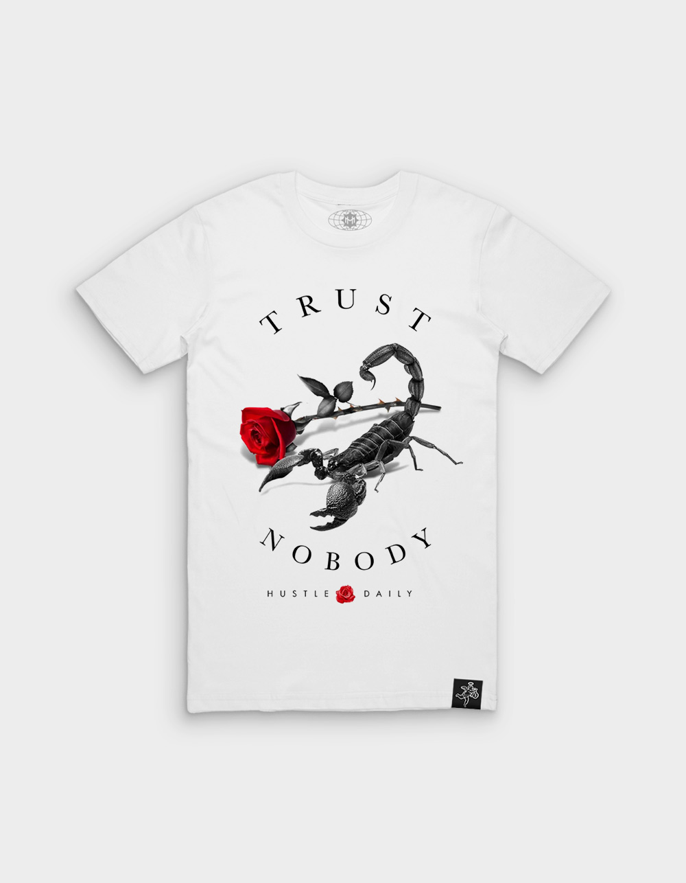 HASTAMUERTE Scorpion Mens Tee - WHITE