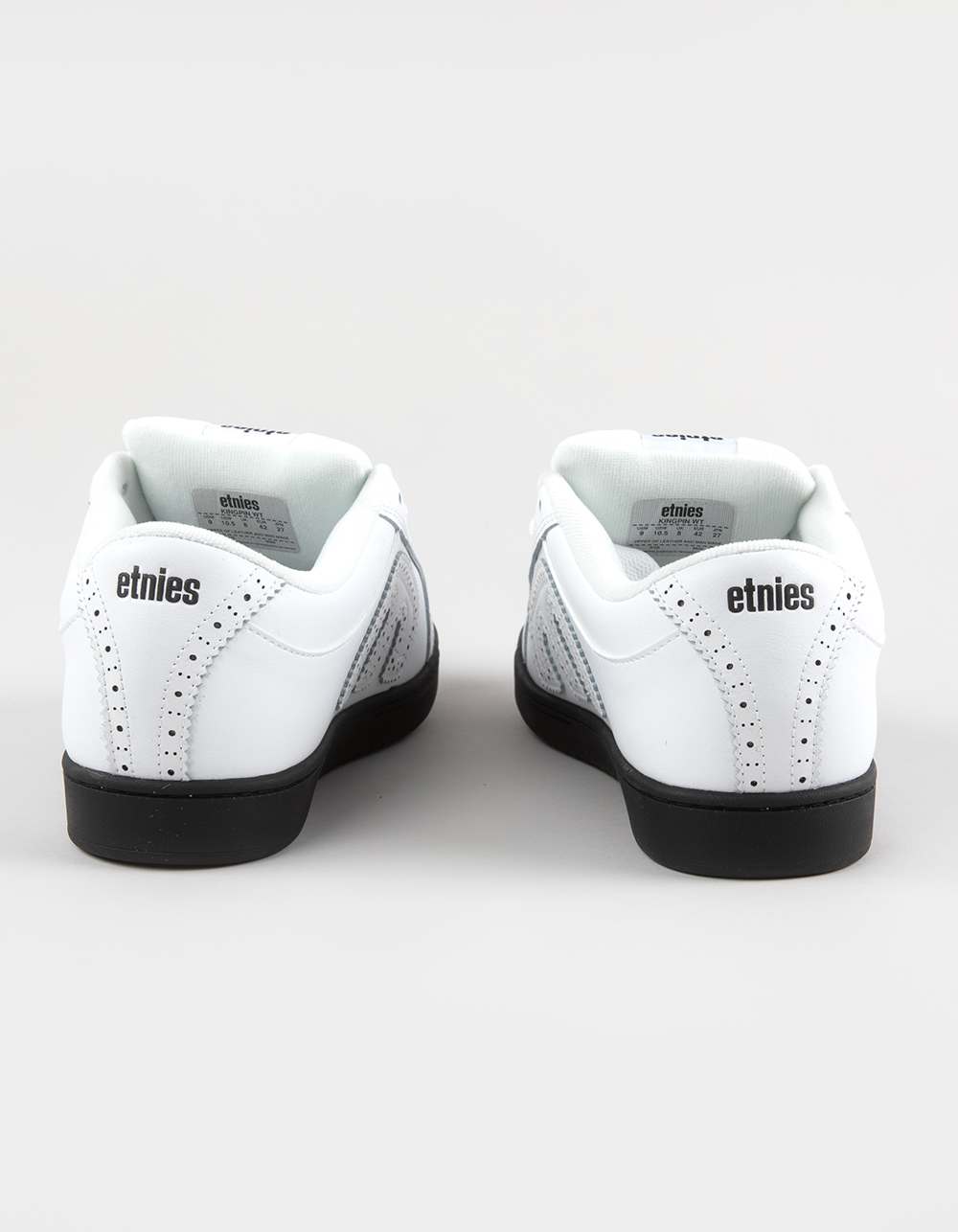 ETNIES Kingpin WT Mens Shoes - WHT/BLK