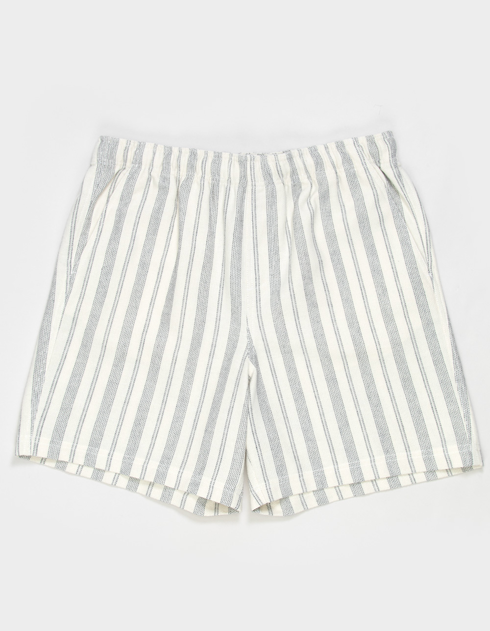 RSQ Mens Stripe Pull On Shorts - Cream/Multi