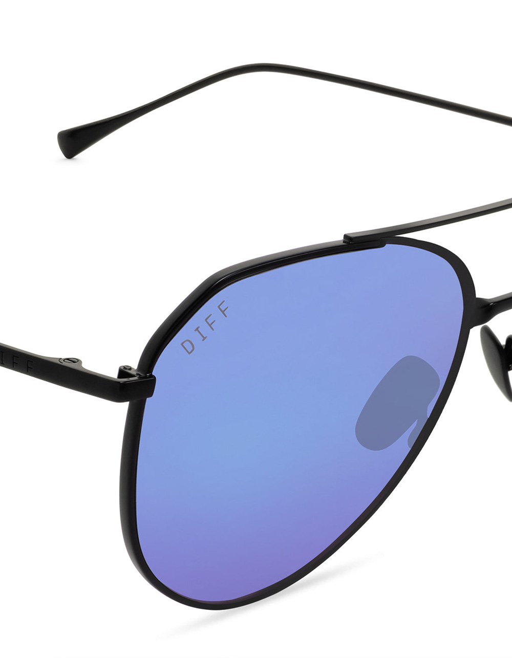 DIFF EYEWEAR Dash Sunglasses BLACK/PURPLE Tillys