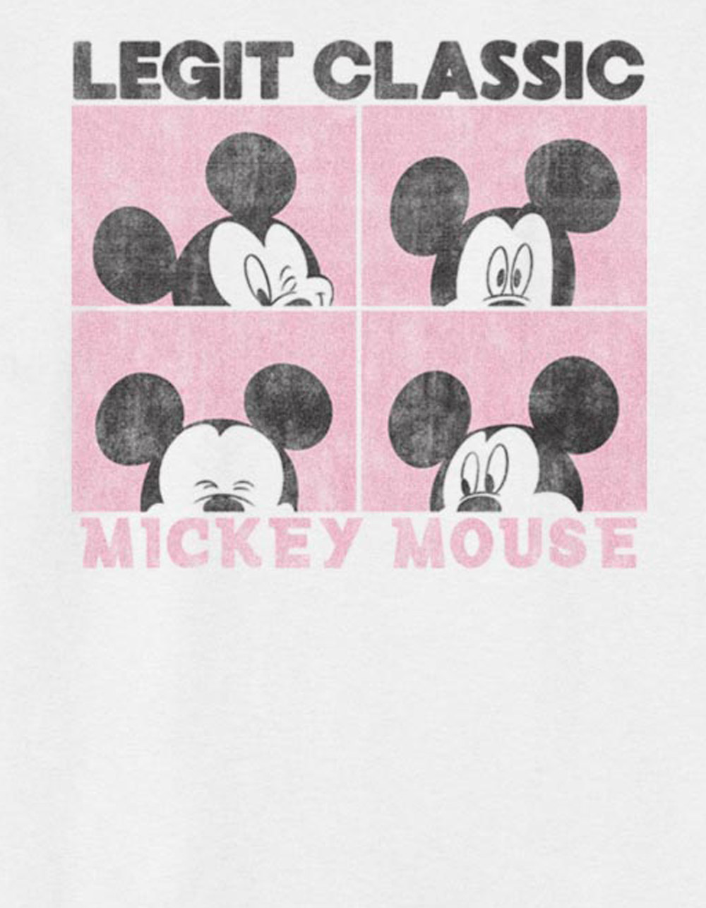 DISNEY Legit Classic Unisex Kids Tee - WHITE