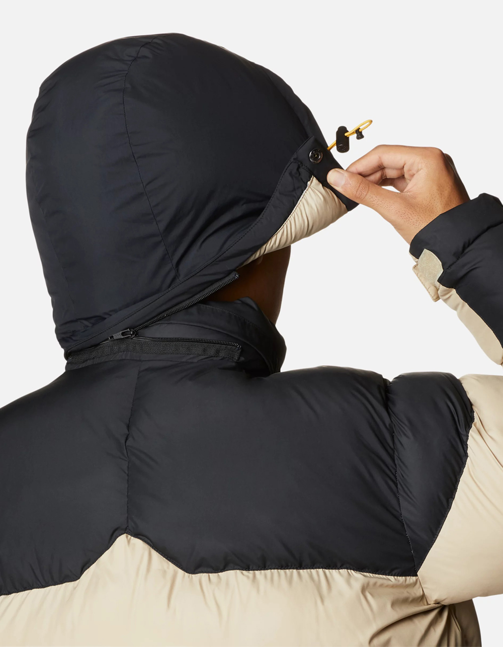 COLUMBIA Ballistic Ridge Oversized Mens Puffer Jacket BLACK COMBO