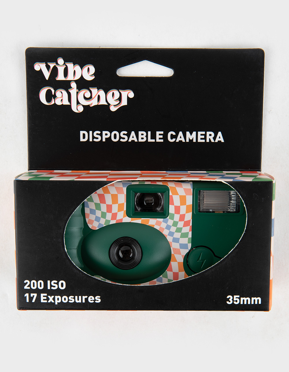 Wavy Checkered Disposable Camera GREEN COMBO Tillys