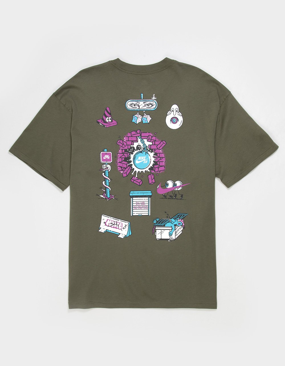 NIKE SB Max90 Skate Mens Tee - OLIVE