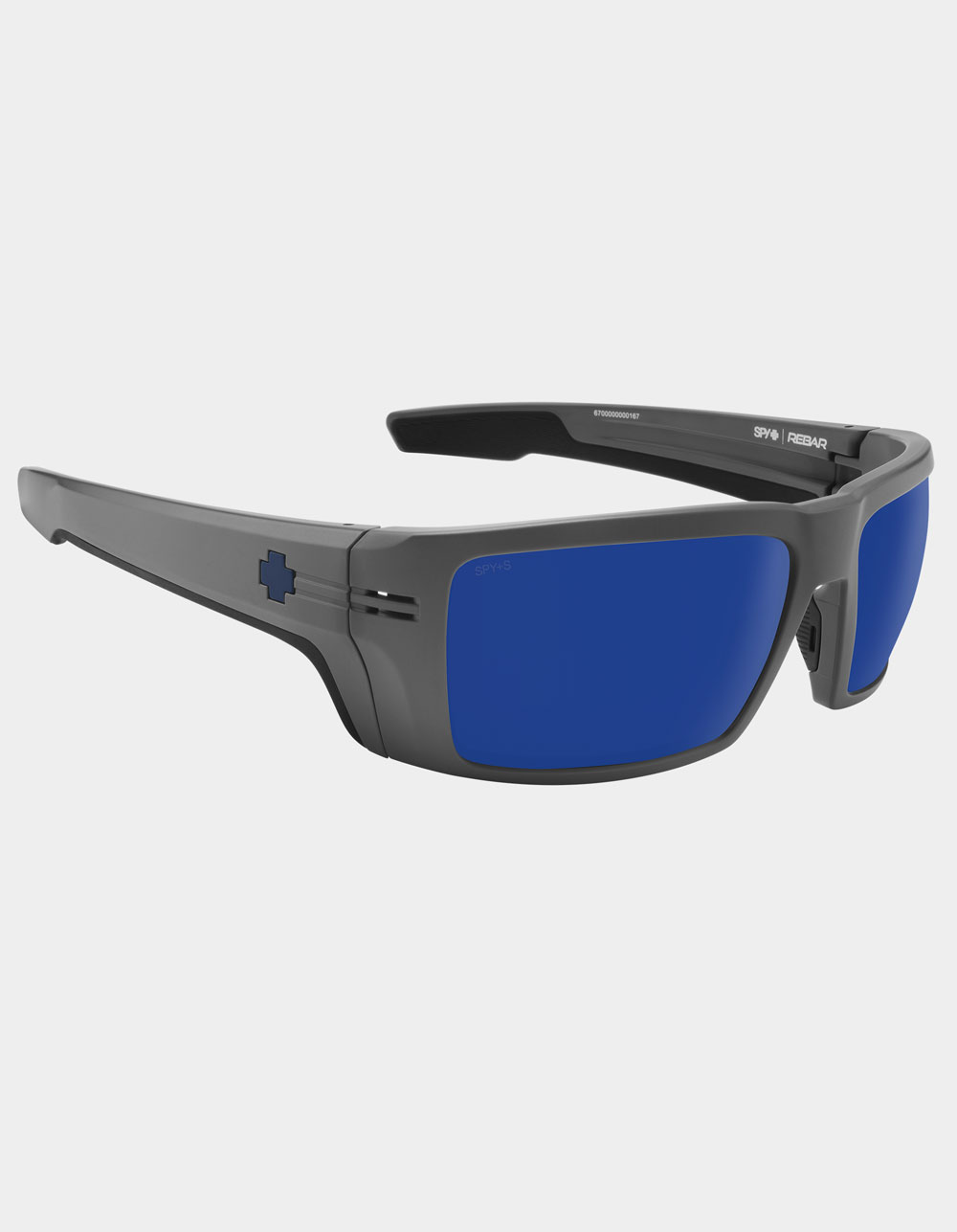 SPY Rebar Ansi Matte Sunglasses - GRAY COMBO