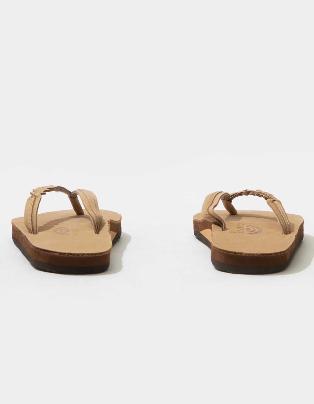 RAINBOW Flirty Braidy Womens Flip Flops - SAND