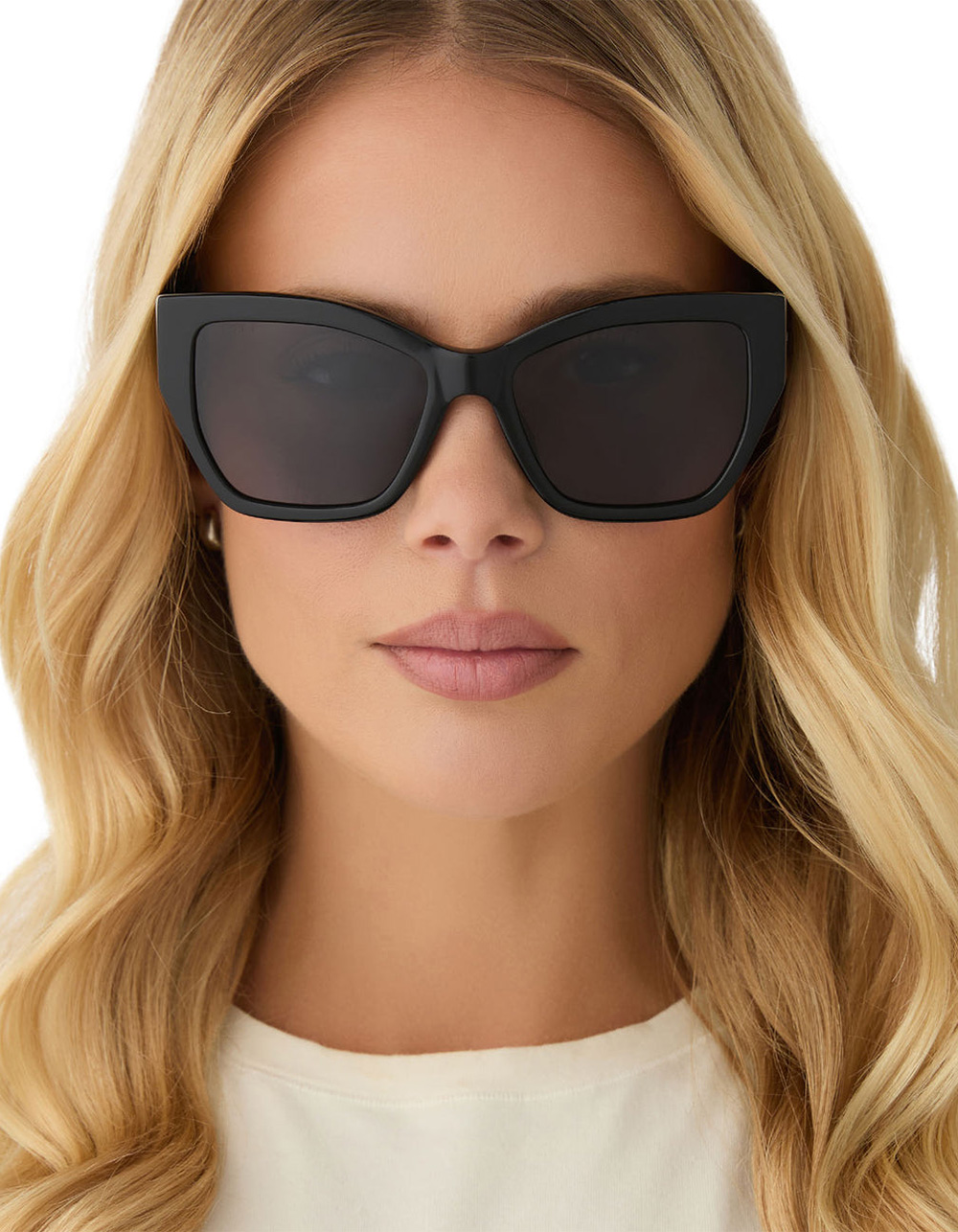 DIFF EYEWEAR Vivienne Polarized Sunglasses - BLACK