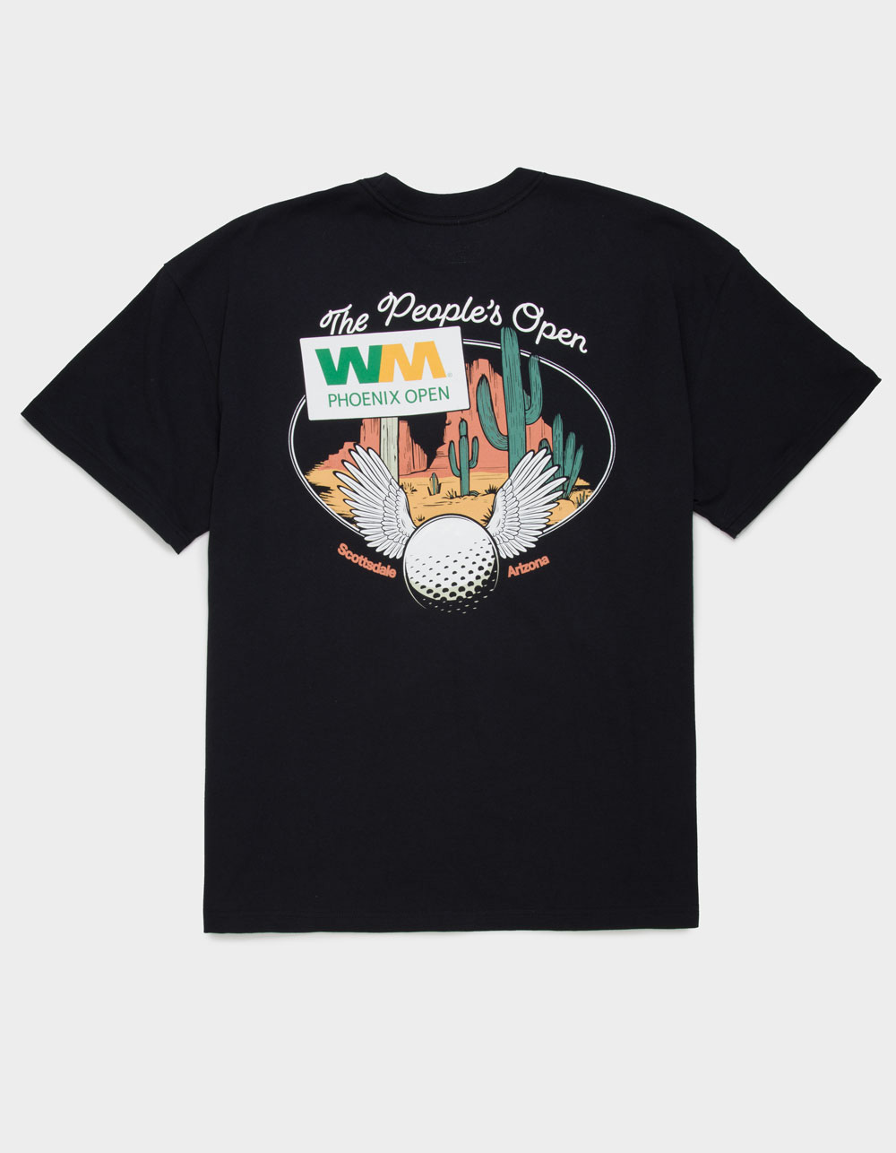 WASTE MANAGEMENT Phoenix Open Mens Tee - WASHED BLACK