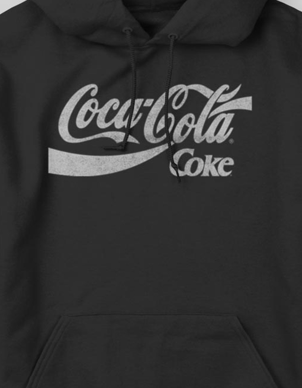 COCA-COLA Double Coke Logo Unisex Hoodie - BLACK | Tillys