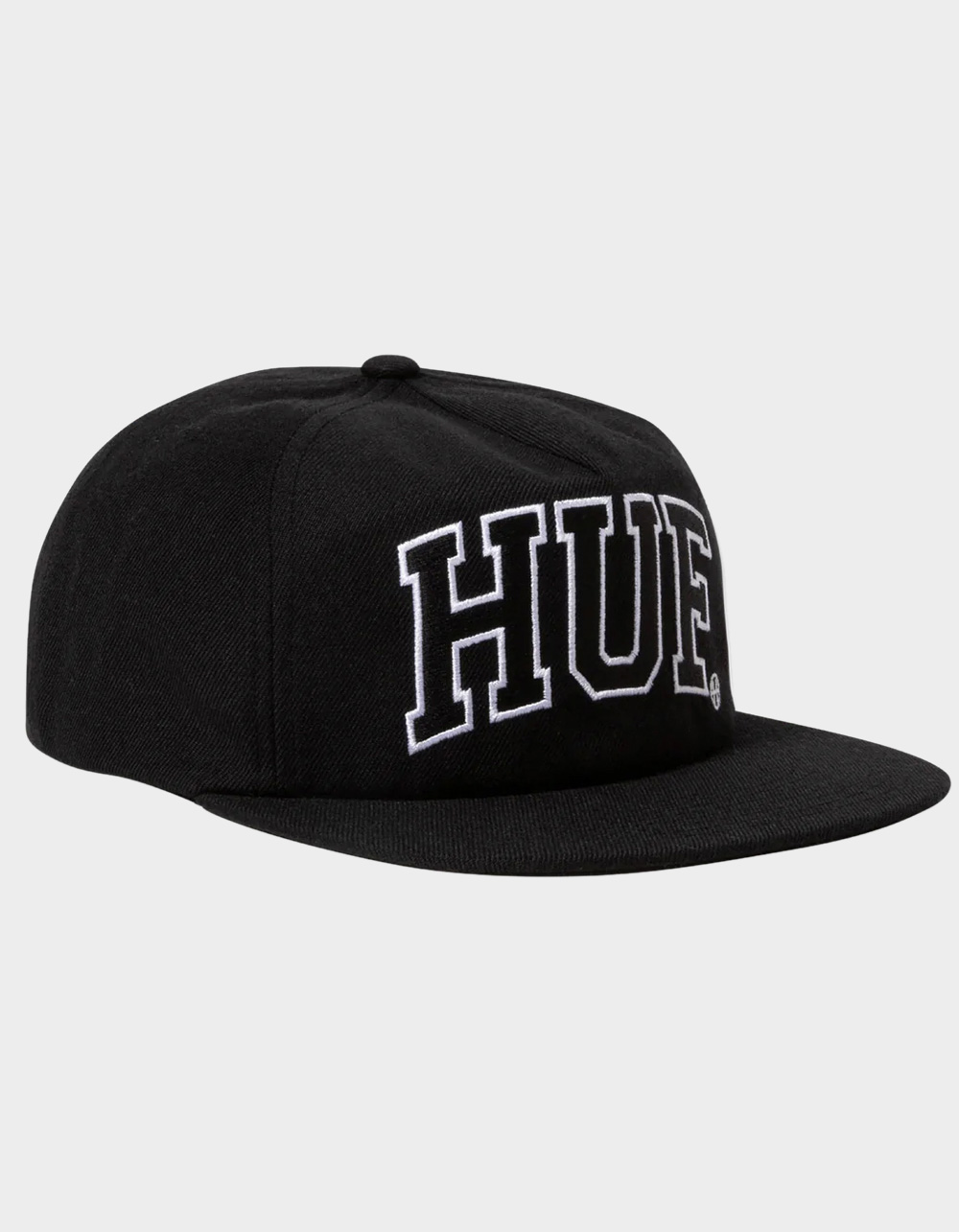 HUF Arch Logo Mens Snapback Hat - BLK/WHT | Tillys