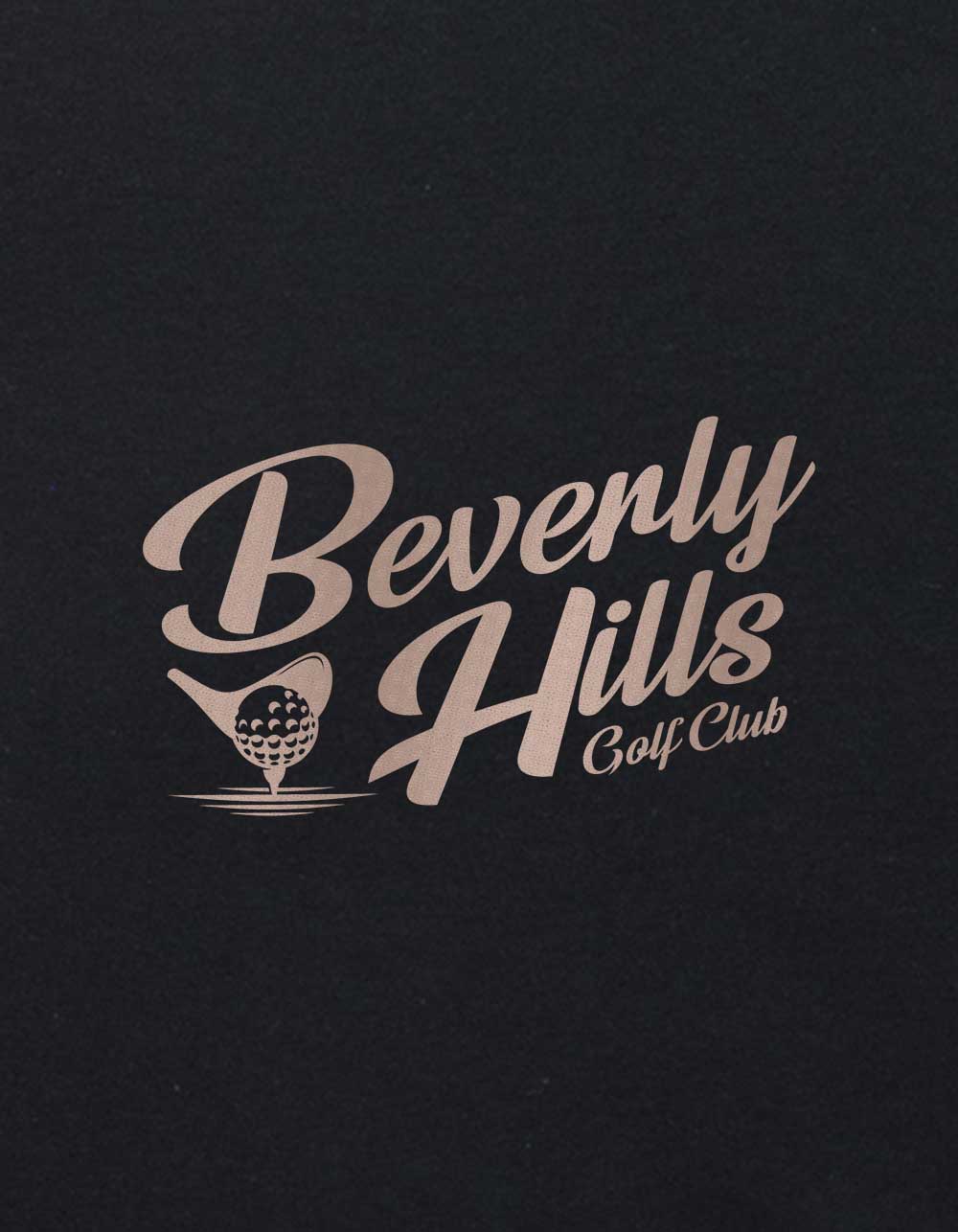 BEVERLY HILLS Golf Club Unisex Kids Tee - BLACK
