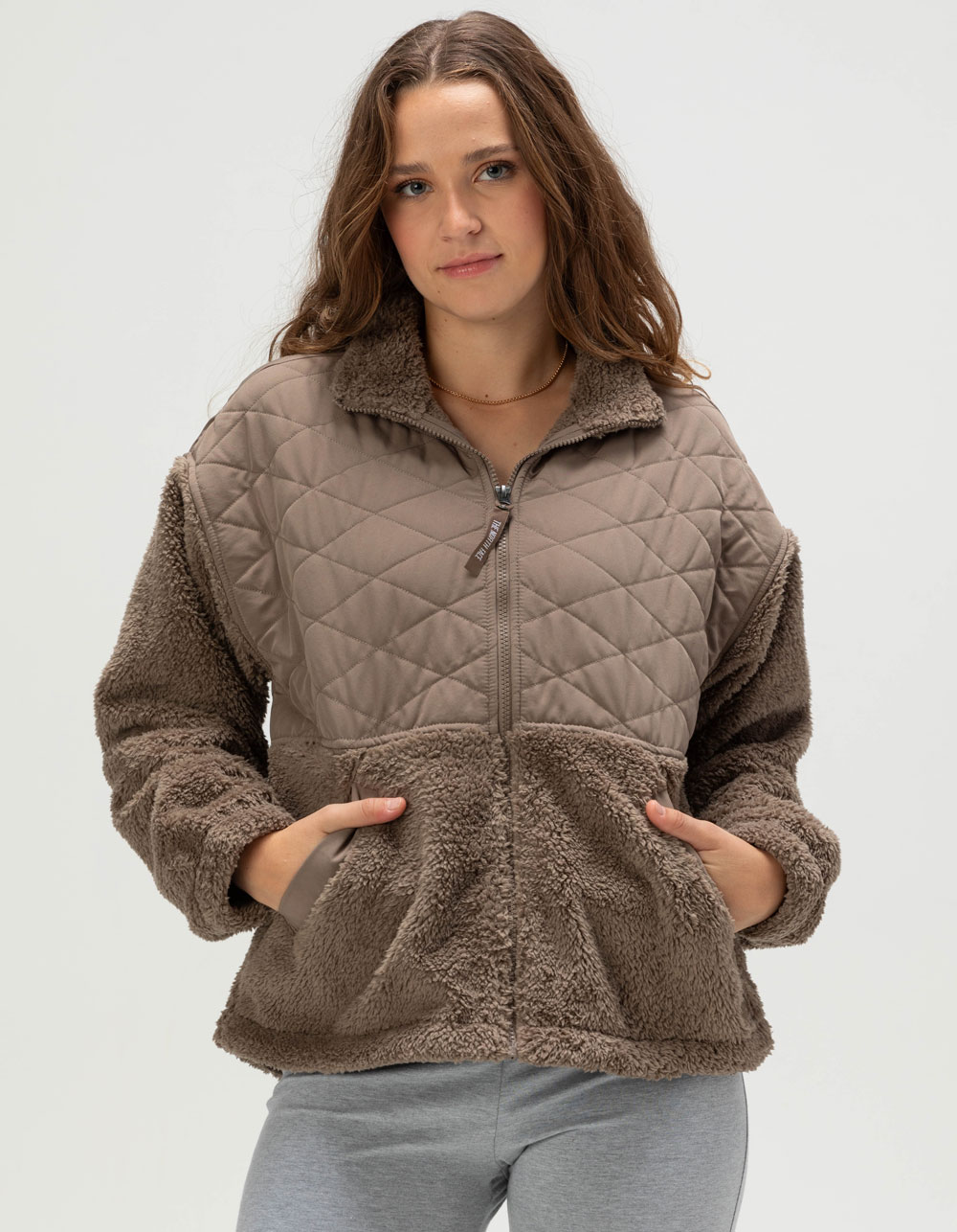 THE NORTH FACE Cabin Womens Fleece Jacket - MOCHA