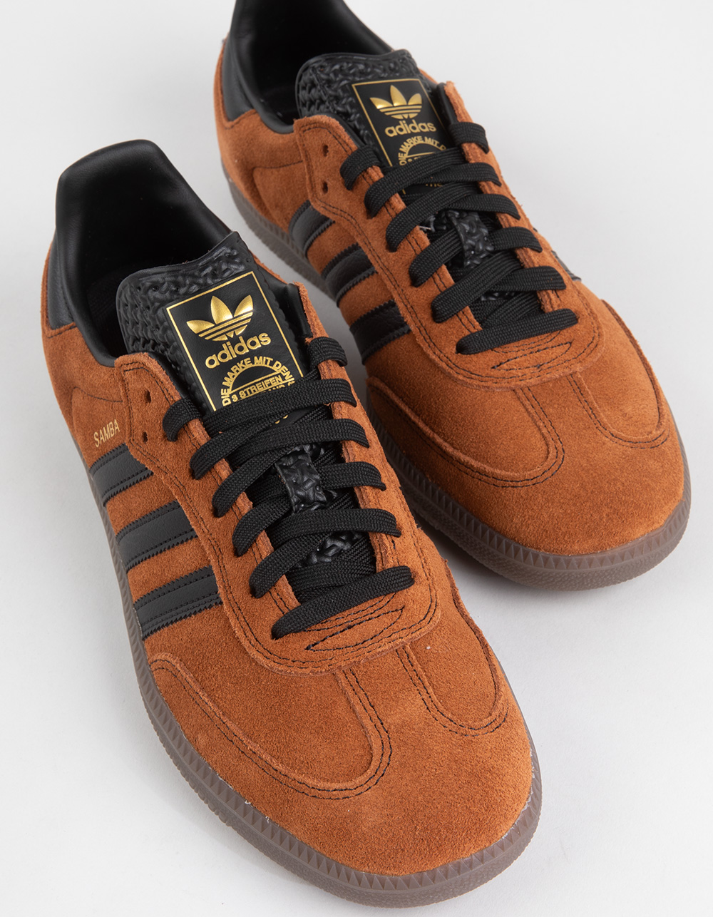 ADIDAS Samba ADV Shoes - DUSKY BRONZE/CORE BLACK/GUM