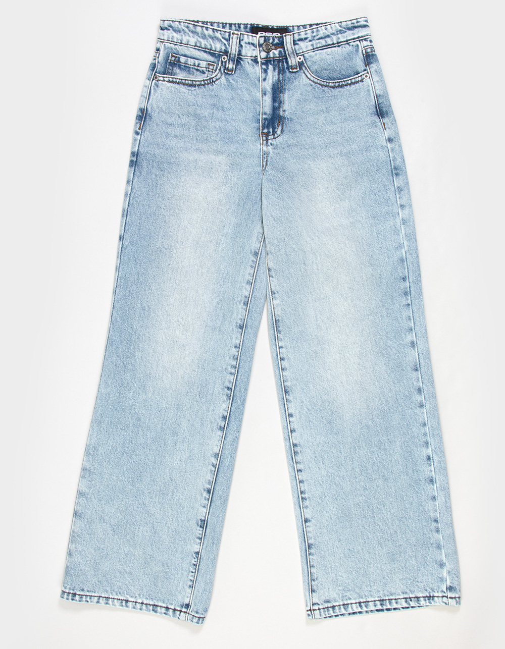 RSQ Boys Extra Baggy Embroidered Jeans - LIGHT WASH