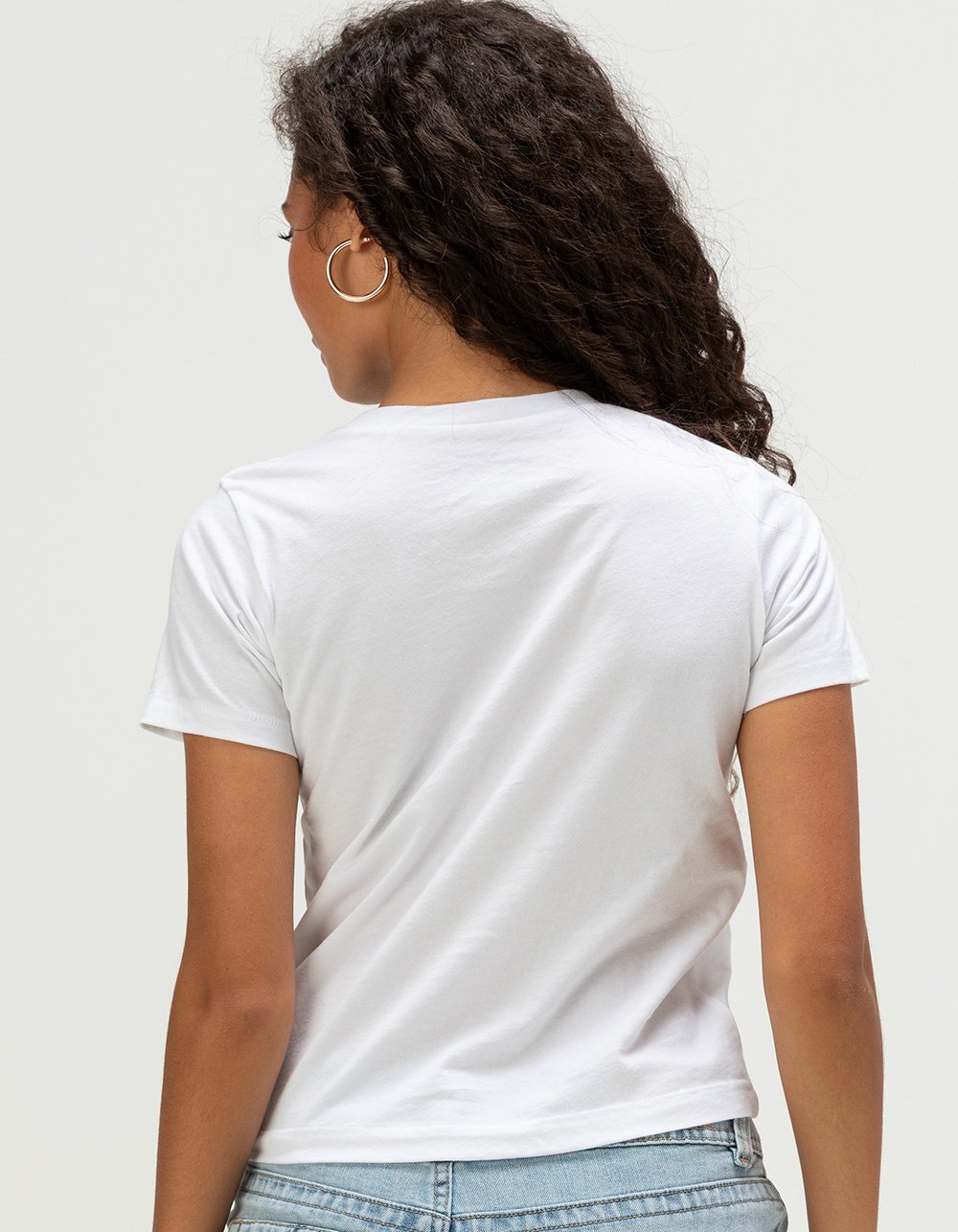 TINY TURNIP Los Angeles Angels Scoop Womens Tee - WHITE