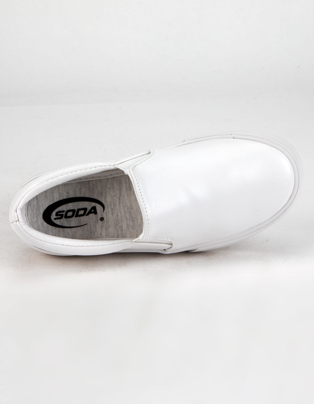SODA Reign Girls White SlipOn Shoes WHITE Tillys