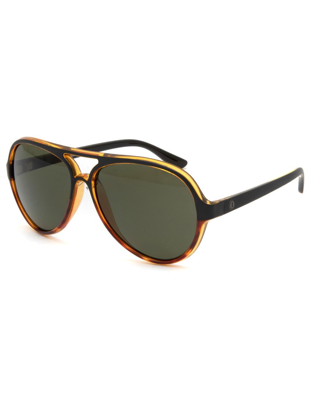 ELECTRIC Elsinore Darkside Tortoise & Gray Polarized Sunglasses BLACK