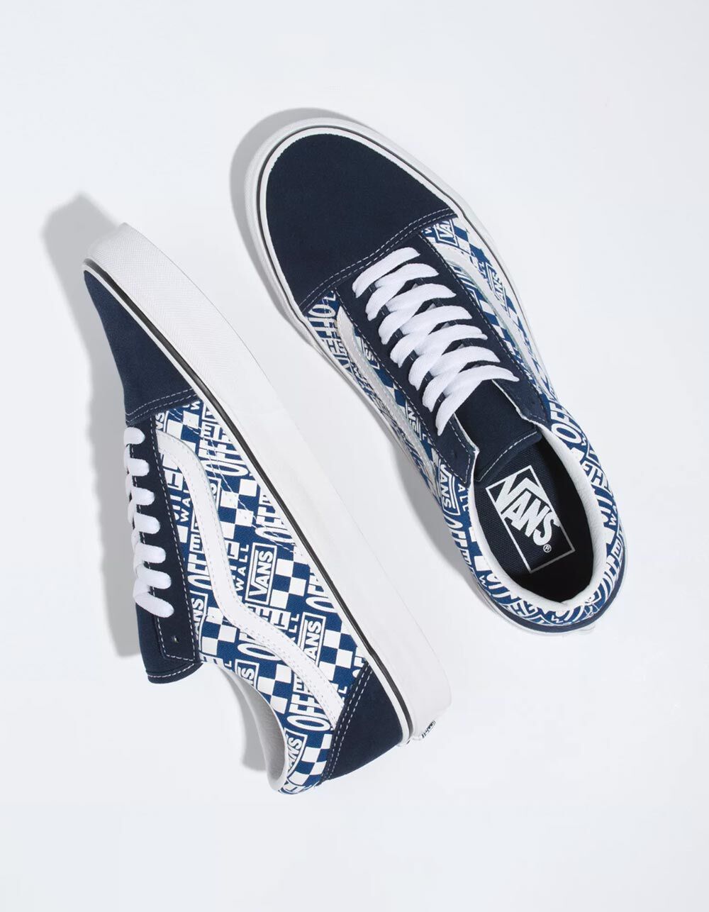 VANS Off The Wall Old Skool Shoes - BLUE COMBO | Tillys