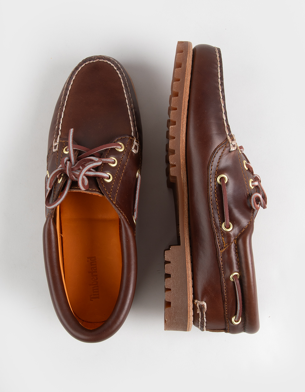 TIMBERLAND Authentic Womens Boat Shoes - BROWN