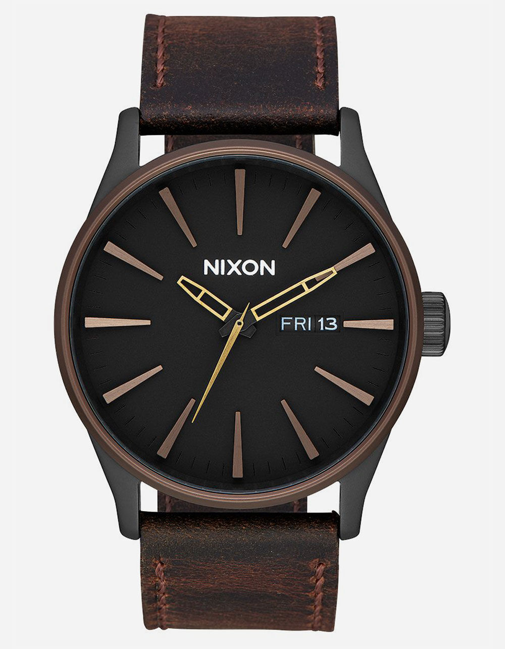 NIXON Sentry Leather Watch image number 0