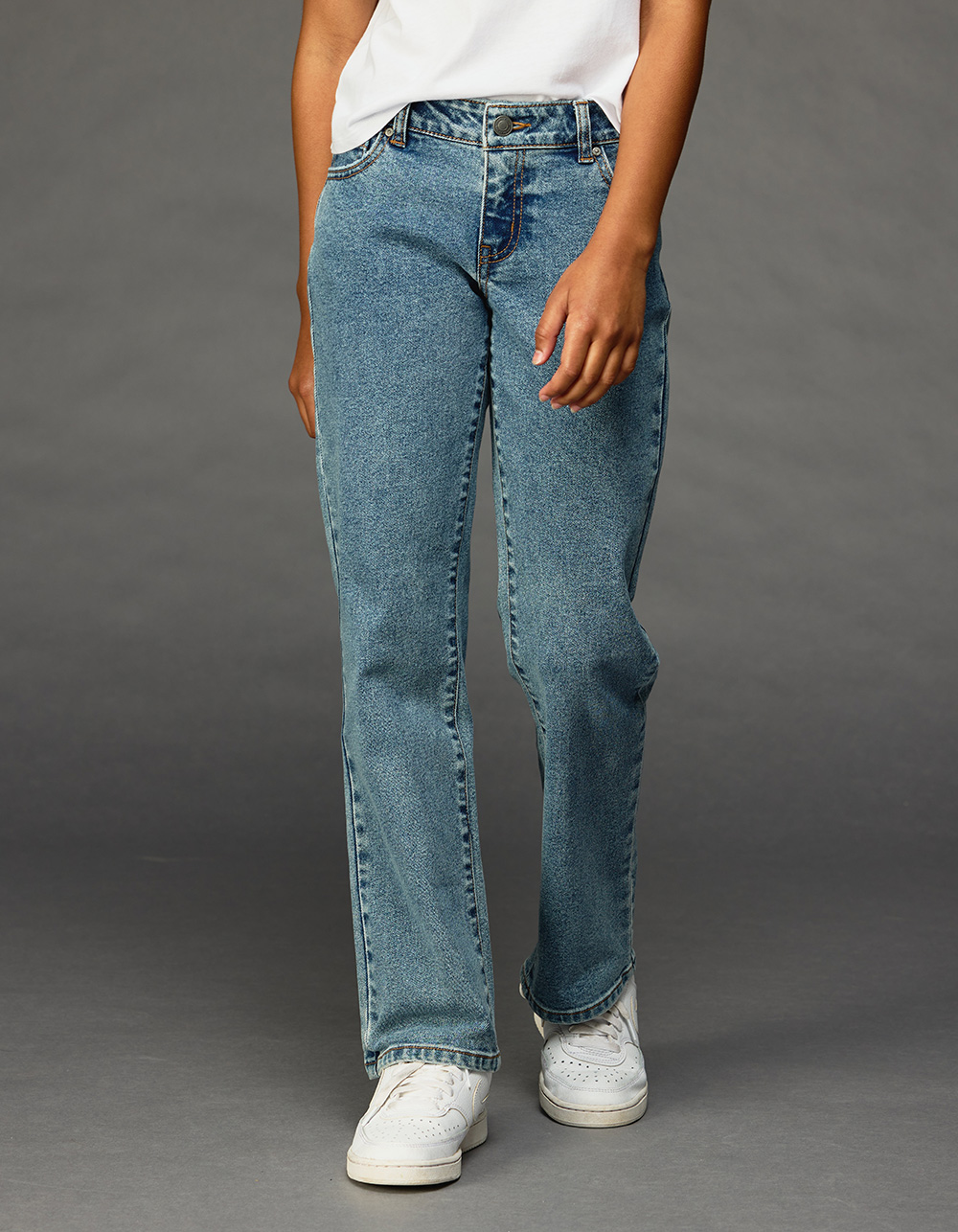 RSQ Girls Low Rise Baggy Jeans - Dark Wash