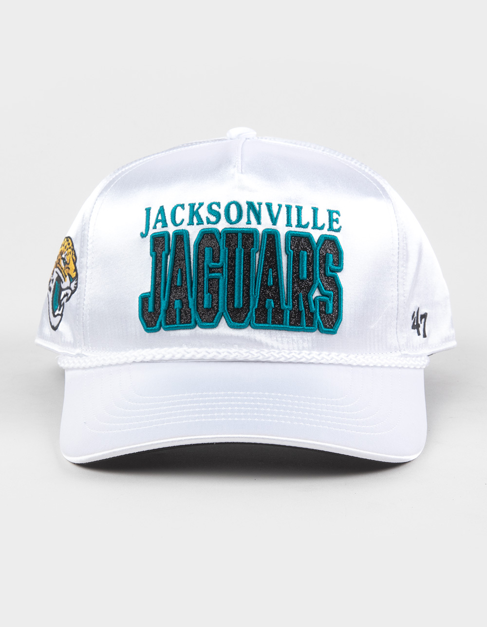 47 BRAND Jacksonville Jaguars Outspoken '47 Hitch Relaxed Womens Snapback Hat - WHITE