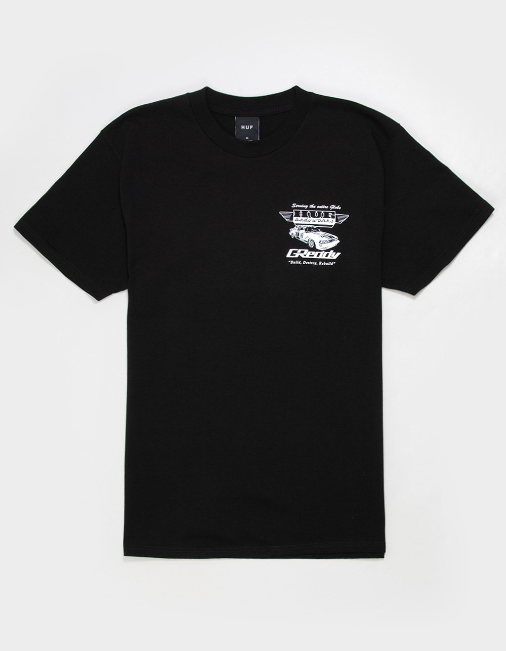HUF x GReddy Body Work Mens Tee - BLACK