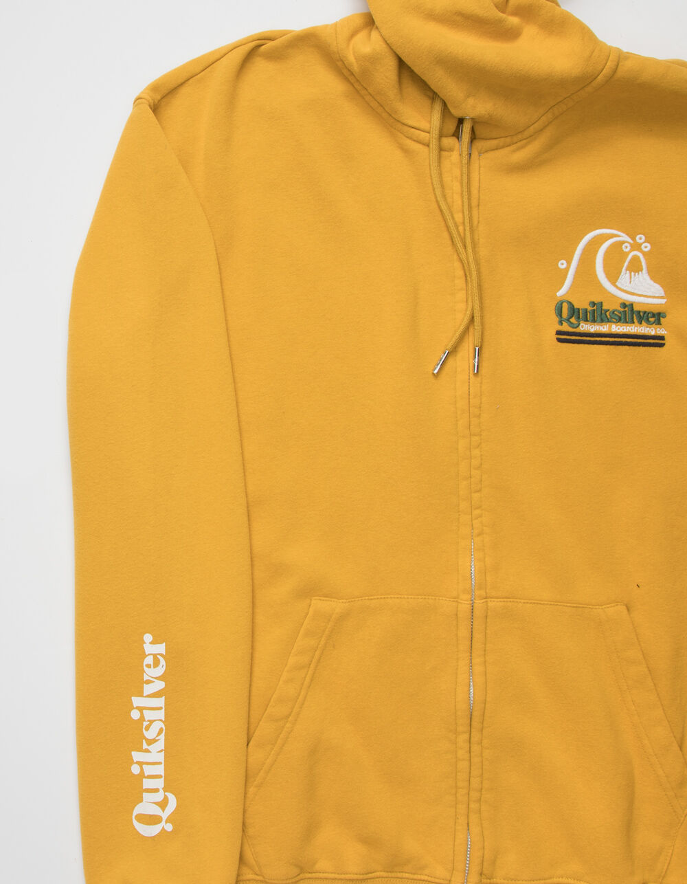 QUIKSILVER Sweet As Slab Mens Yellow Zip Hoodie YELLOW Tillys