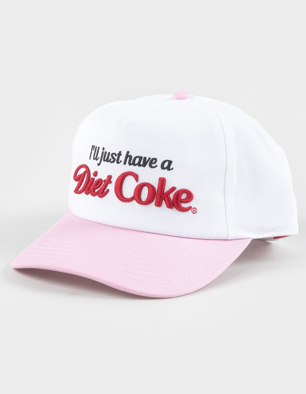 AMERICAN NEEDLE I'll Just Have A Diet Coke Womens Snapback Hat  - WHT/PNK