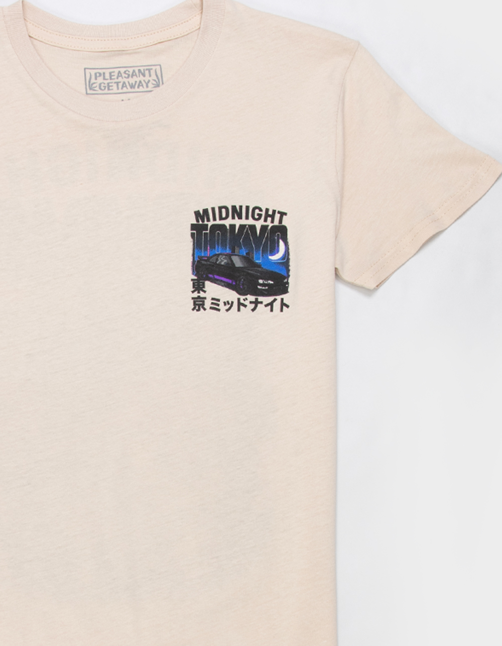 PLEASANT GETAWAY Midnight Tokyo Boys Tee - SAND