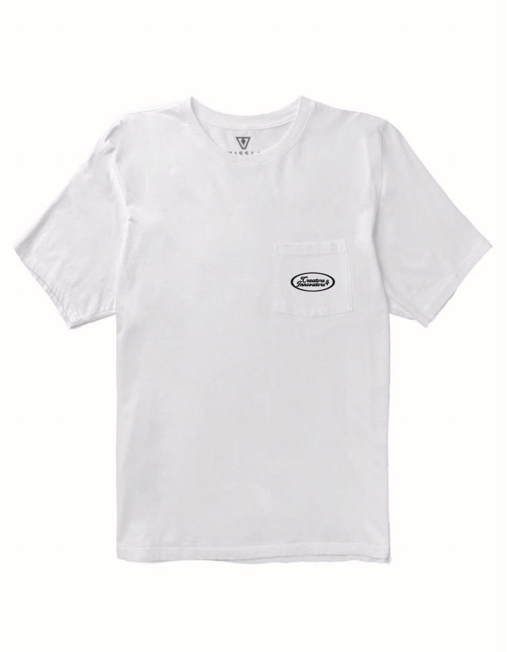 VISSLA Creators ID Mens Pocket Tee - WHITE