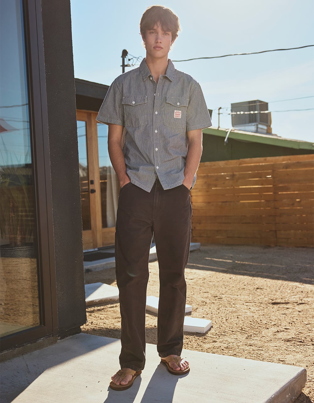 LEVI'S 568 Mens Loose Straight Carpenter Pants - Every Night Meteorite BLACK