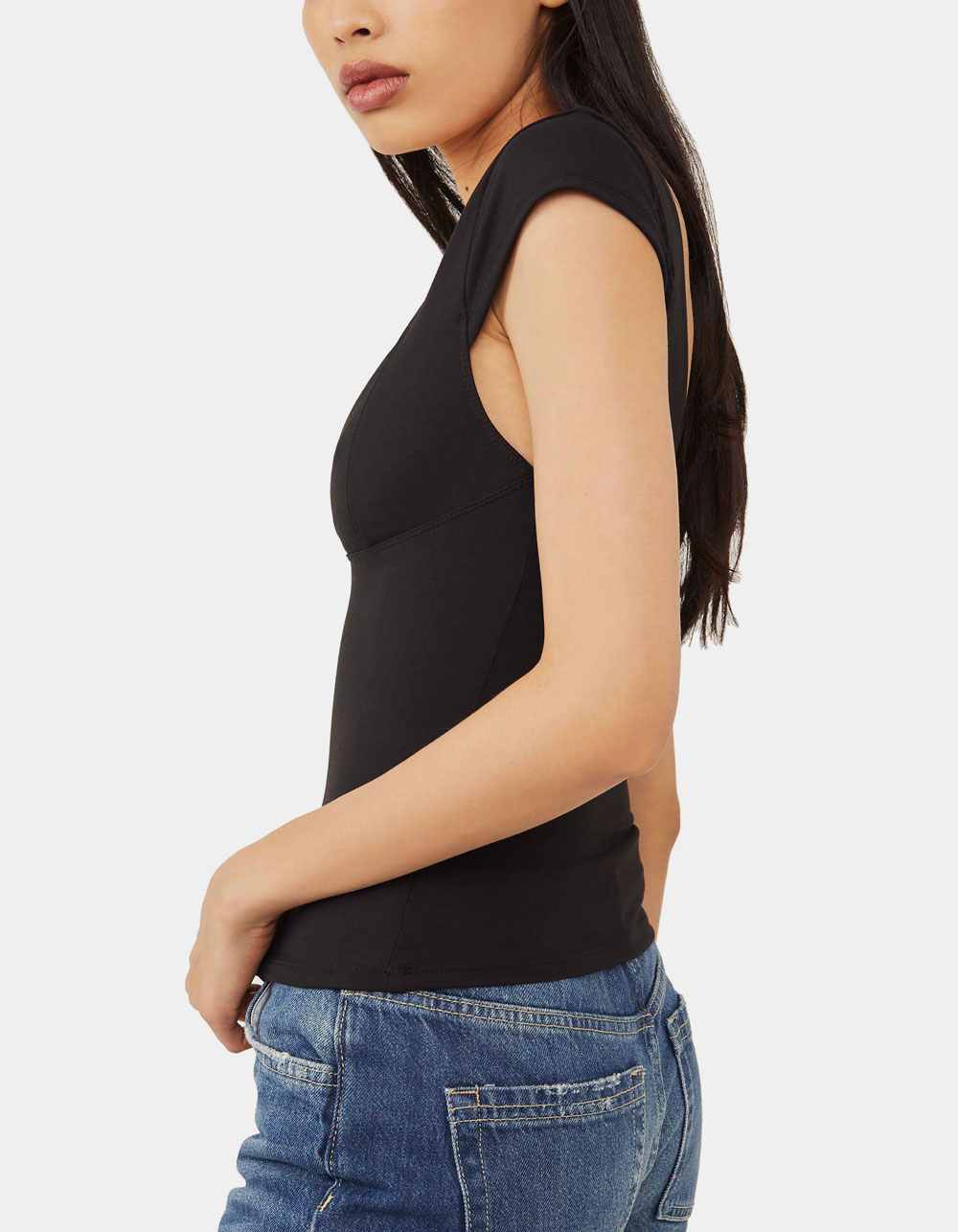 FREE PEOPLE Duo Corset Womens Top