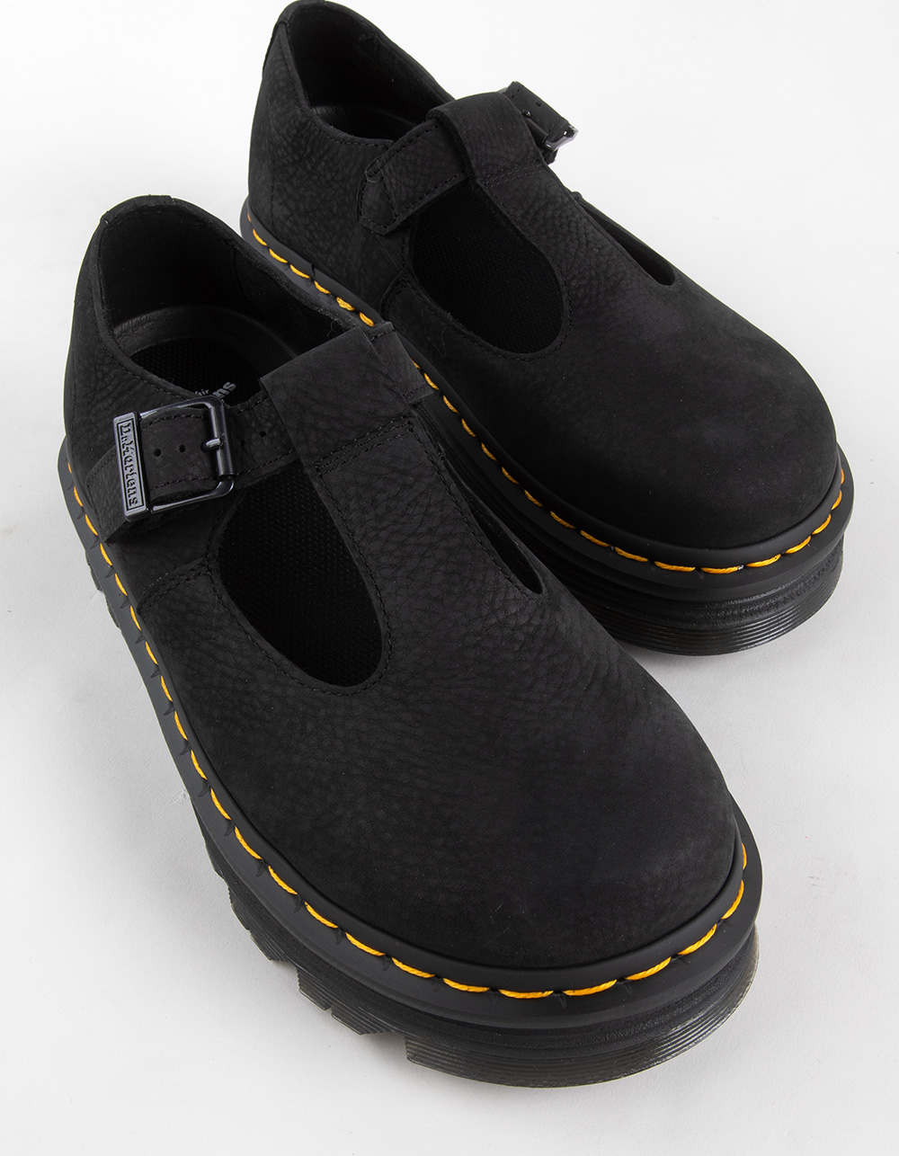 DR. MARTENS Zebzag Mary Jane Womens Shoes - BLACK