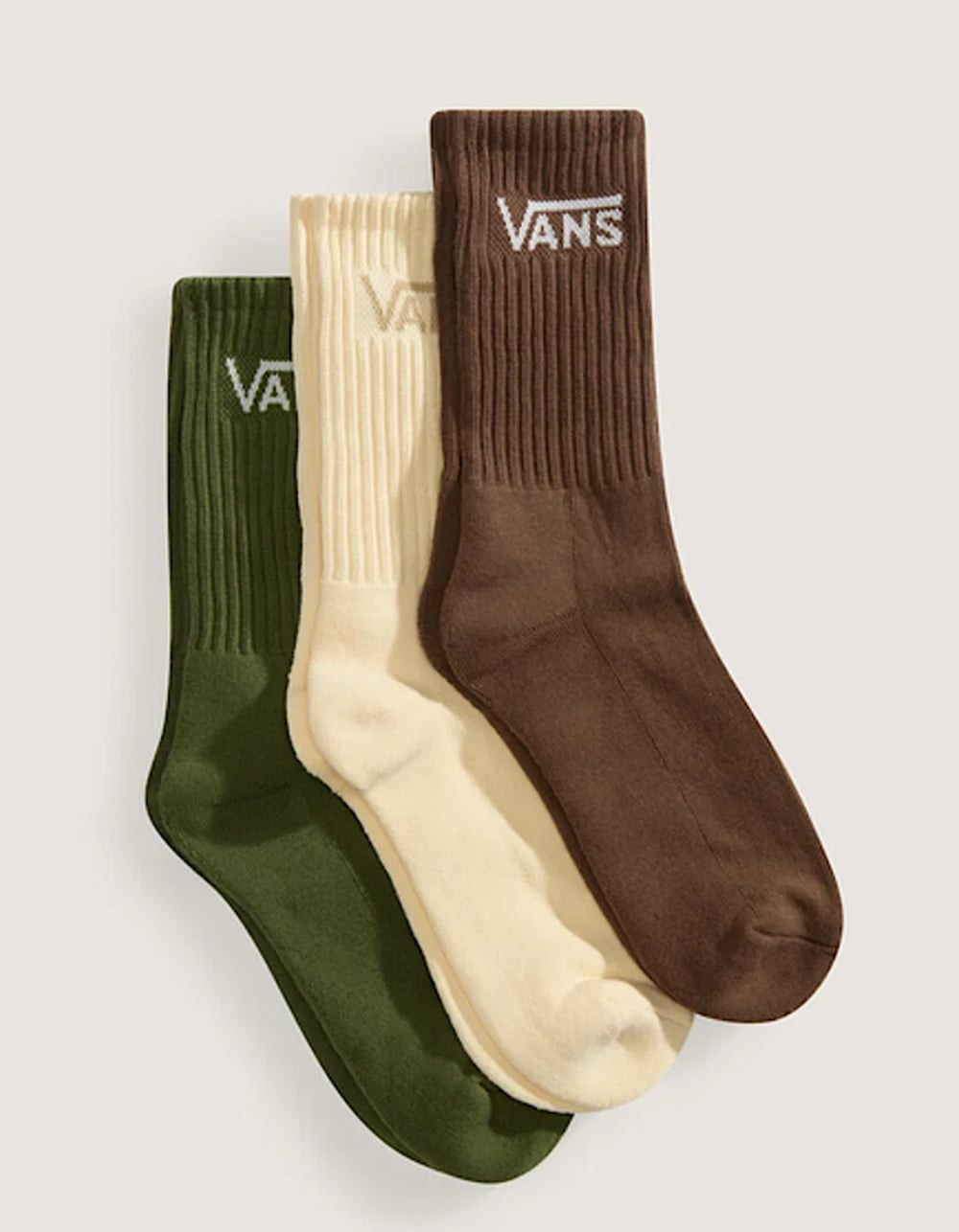 VANS 3 Pack Classic Crew Socks - GREEN