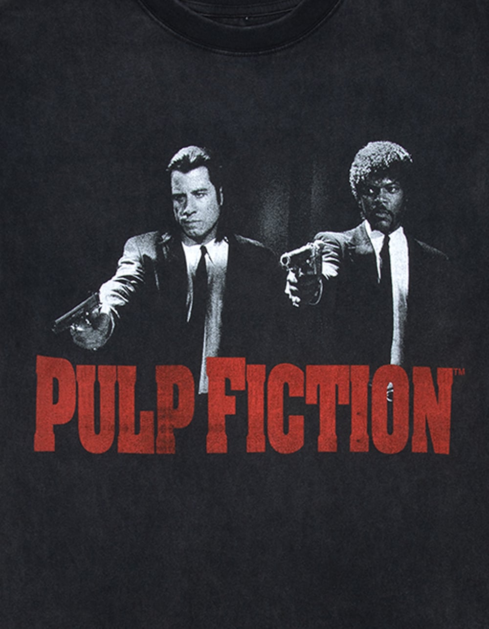 PULP FICTION Stick Up Mens Boxy Tee - WASHED BLACK