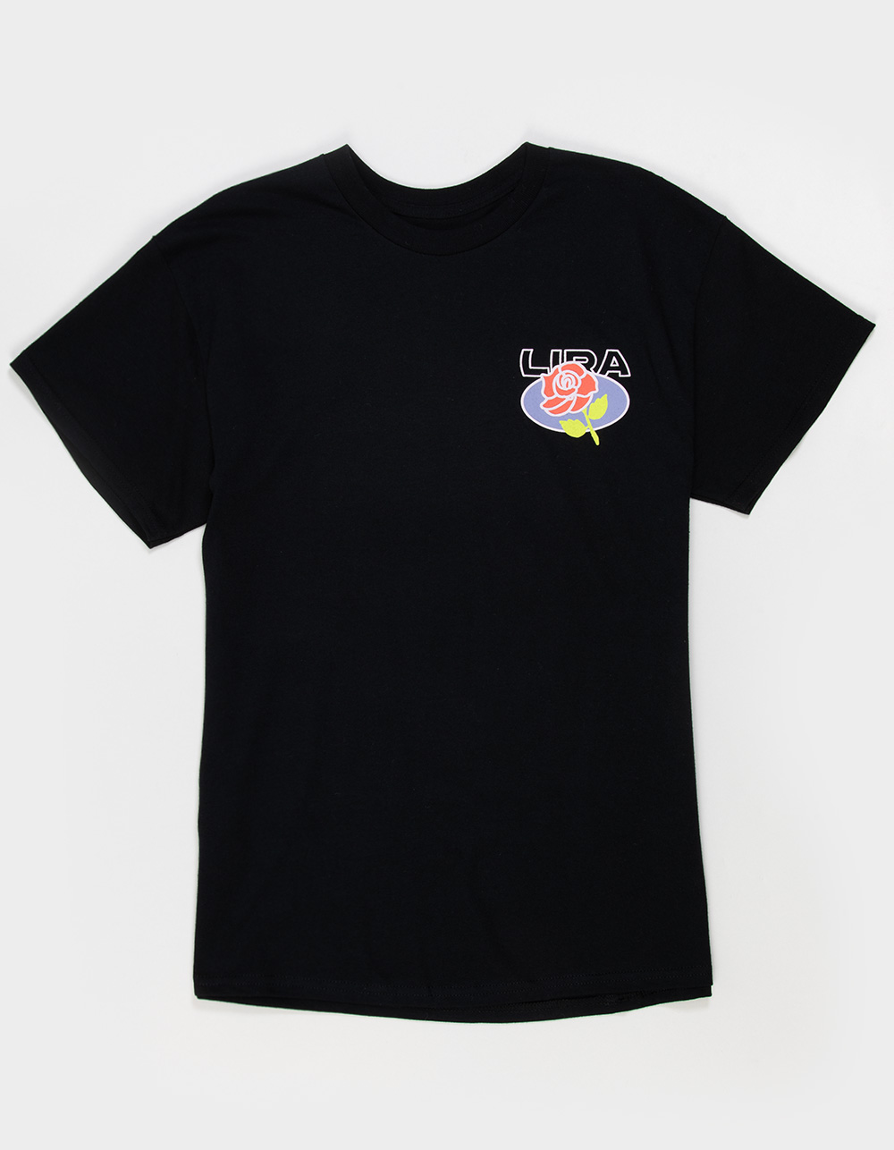 LIRA Rose Oval Mens Tee - BLACK