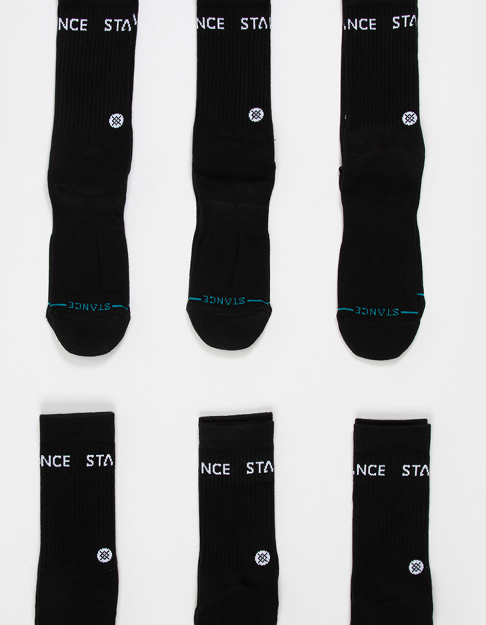 STANCE Origin 6 Pack Mens Crew Socks